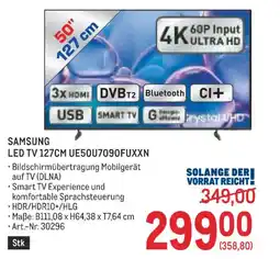 Metro Samsung led tv 127cm ue50u7090fuxxn Angebot