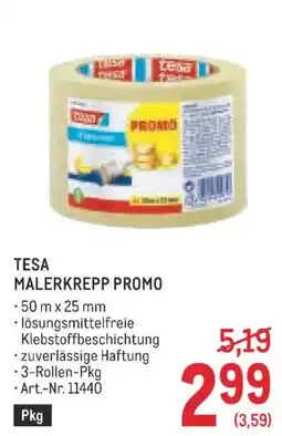Metro Tesa malerkrepp promo Angebot