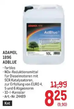 Metro Adamol 1896 adblue Angebot
