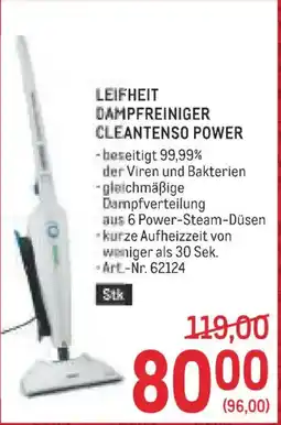 Metro Leifheit dampfreiniger cleantenso power Angebot