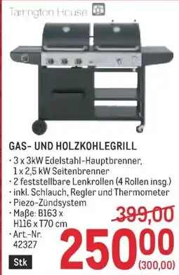 Metro Gas und holzkohlegrill Angebot