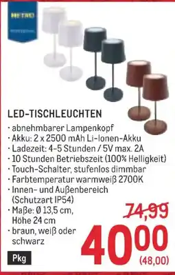 Metro Led tischleuchten Angebot