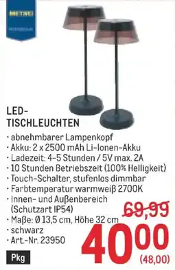 Metro Led tischleuchten Angebot