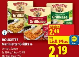 Lidl Rougette marinierter grillkäse Angebot