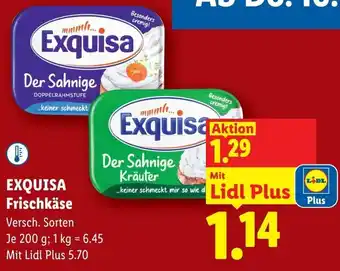 Lidl Exquisa frischkäse Angebot