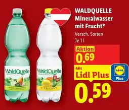 Lidl Waldquelle mineralwasser mit frucht Angebot