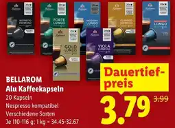 Lidl Bellarom alu kaffeekapseln Angebot