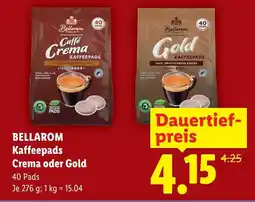 Lidl Bellarom kaffeepads crema oder gold Angebot