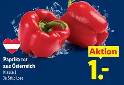 Lidl Paprika rot aus österreich Angebot