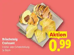 Lidl Briocheteig croissant Angebot