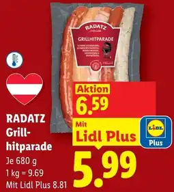 Lidl Radatz grillhitparade Angebot