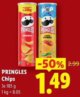 Lidl Pringles chips Angebot