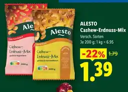 Lidl Alesto cashew- erdnuss-mix Angebot