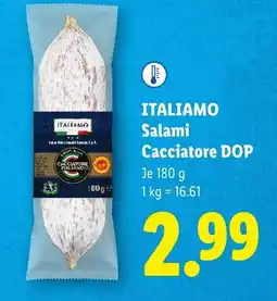 Lidl Italiamo salami cacciatore dop Angebot