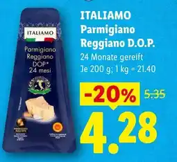 Lidl Italiamo parmigiano reggiano dop Angebot