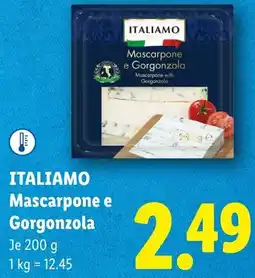 Lidl Italiamo mascarpone e gorgonzola Angebot