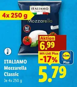 Lidl Italiamo mozzarella classic Angebot