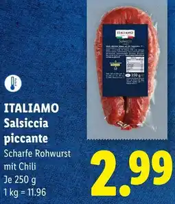 Lidl Italiamo salsiccia piccante Angebot