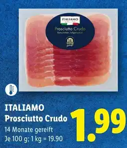 Lidl Italiamo prosciutto crudo Angebot