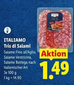 Lidl Italiamo tris di salami Angebot