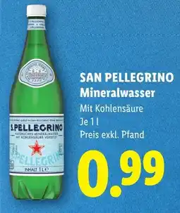 Lidl San pellegrino mineralwasser Angebot
