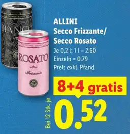 Lidl Allini secco frizzante/ secco rosato Angebot