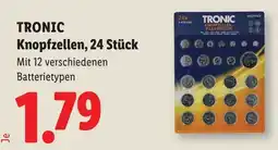 Lidl Tronic knopfzellen, 24 stück Angebot