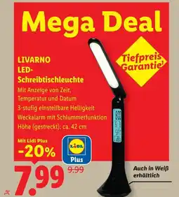 Lidl Livarno led schreibtischleuchte Angebot