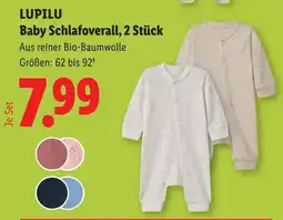 Lidl Lupilu baby schlafoverall, 2 stück Angebot
