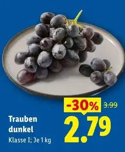 Lidl Trauben dunkel Angebot