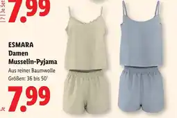 Lidl Esmara damen musselin pyjama Angebot