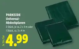 Lidl Parkside universal- abdeckplanen Angebot