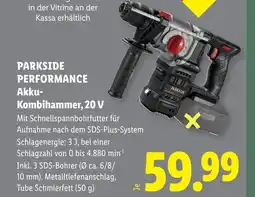 Lidl Parkside performance akku kombihammer 20 v Angebot