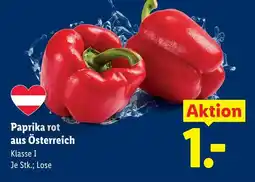 Lidl Paprika rot aus österreich Angebot