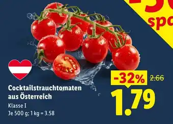 Lidl Cocktailstrauchtomaten aus österreich Angebot