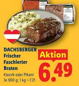 Lidl Dachsberger frischer faschierter braten Angebot