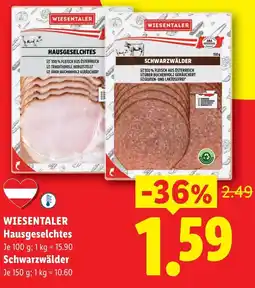 Lidl Wiesentaler hausgeselchtes Angebot