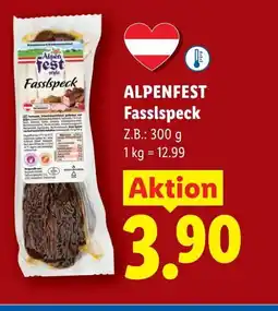 Lidl Alpenfest fasslspeck Angebot