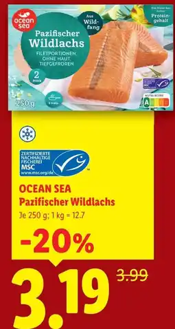 Lidl Ocean sea pazifischer wildlachs Angebot