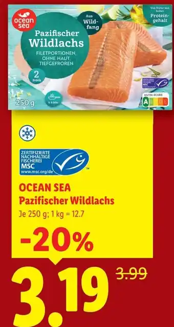Lidl Ocean sea pazifischer wildlachs Angebot
