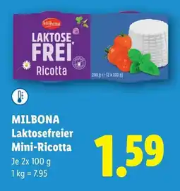 Lidl MILBONA Laktosefreier Mini-Ricotta Angebot