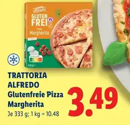 Lidl Trattoria alfredo glutenfreie pizza margherita Angebot