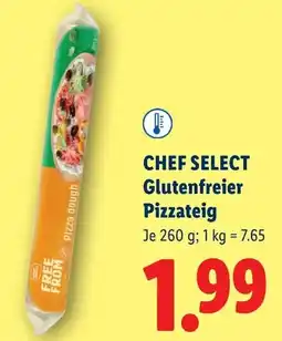 Lidl Chef select glutenfreier pizzateig Angebot