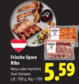 Lidl Frische spare ribs Angebot