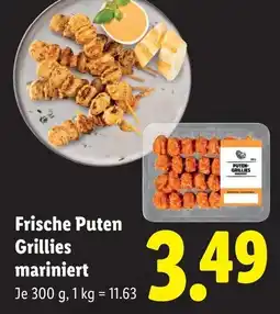 Lidl Frische puten grillies mariniert Angebot
