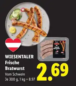 Lidl Wiesentaler frische bratwurst Angebot