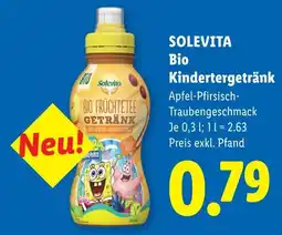 Lidl Solevita bio kindertergetränk Angebot