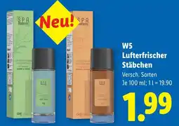 Lidl W5 lufterfrischer stäbchen Angebot