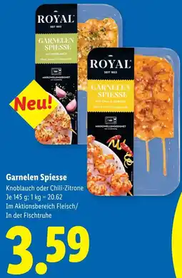 Lidl Garnelen spiesse Angebot