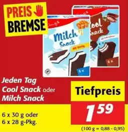 Nah&Frisch Jeden tag cool snack oder milch snack Angebot